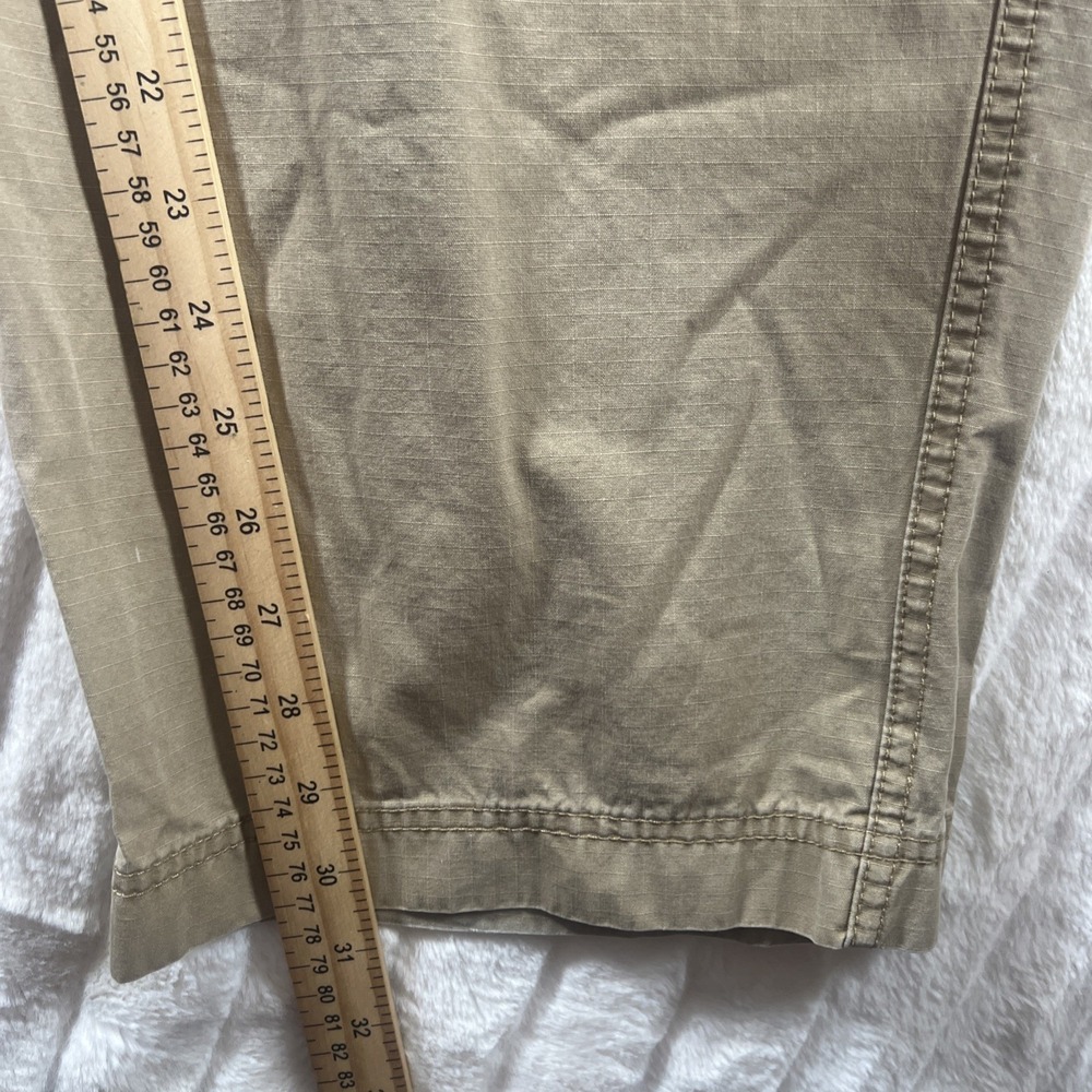 Magellan Yellowstone Convertible Cargo Pants Mens L‎  34 Cargo Beige Rip Stop - Picture 5 of 8